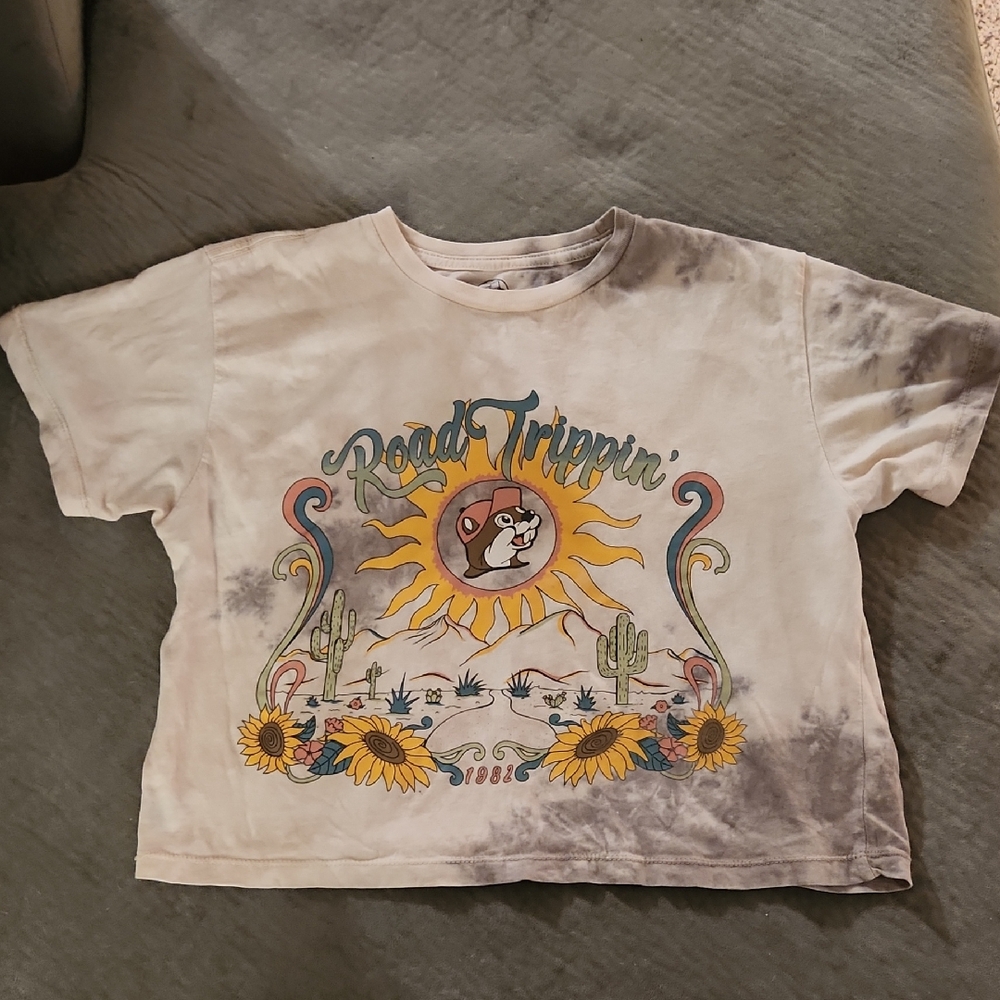 Sunshine Adventure Graphic Crop Top